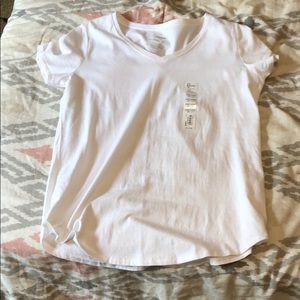 Simple White Everyday Essential Shirt NEW